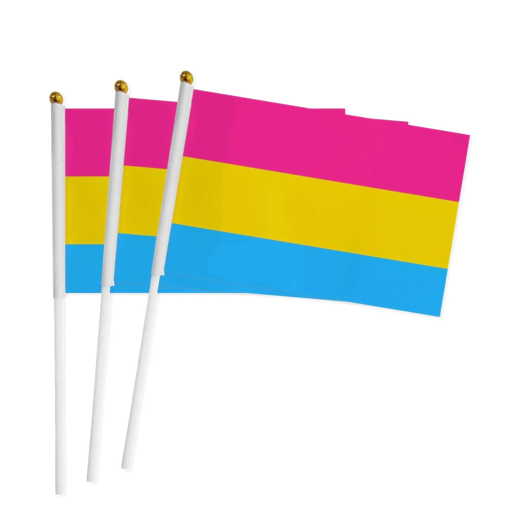 Pride Hand Flags 100pcs (14x21cm/20x30cm/30x45cm)