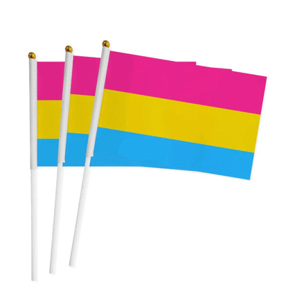 Pride Hand Flags 100pcs (14x21cm/20x30cm/30x45cm)