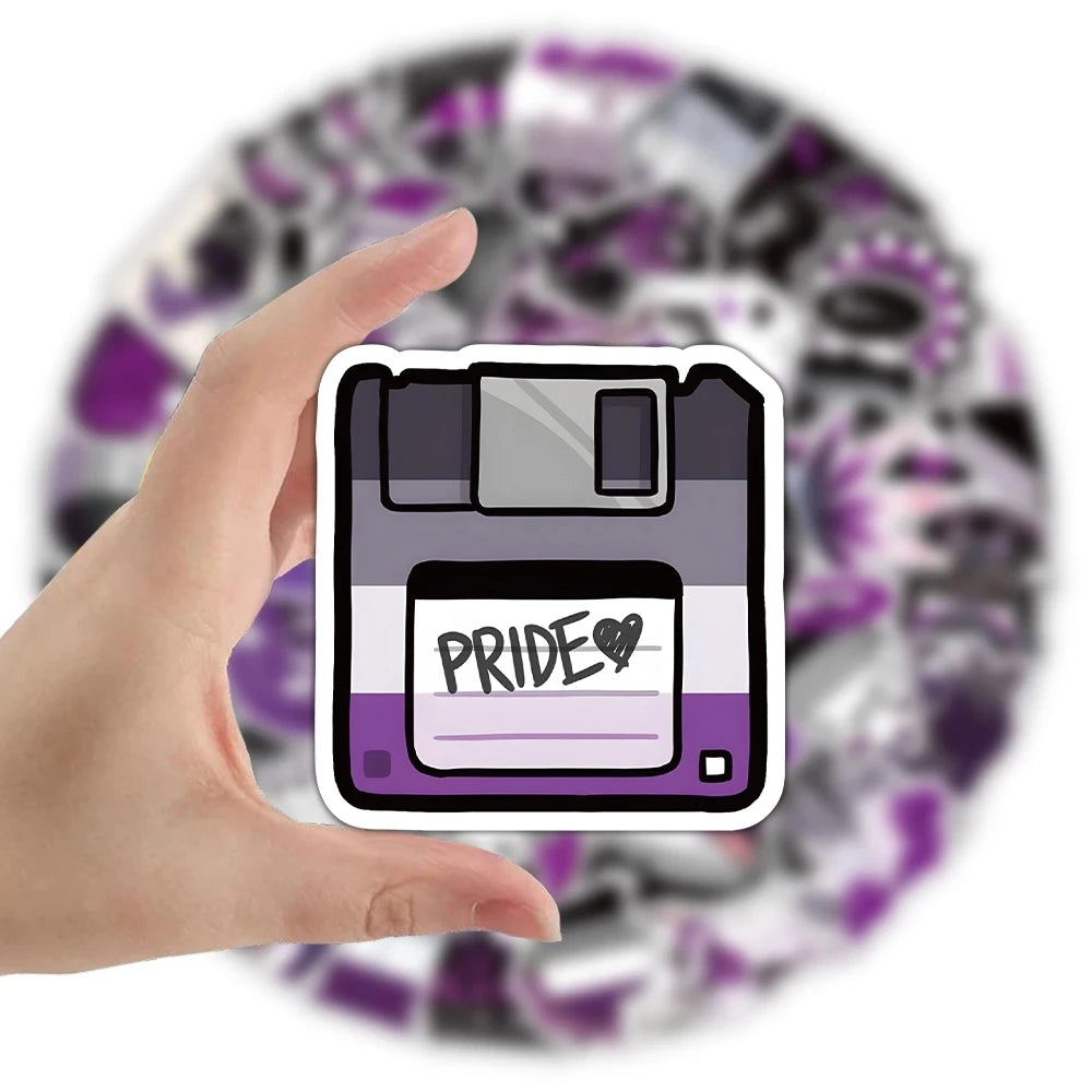 Asexual Pride - Sticker Set